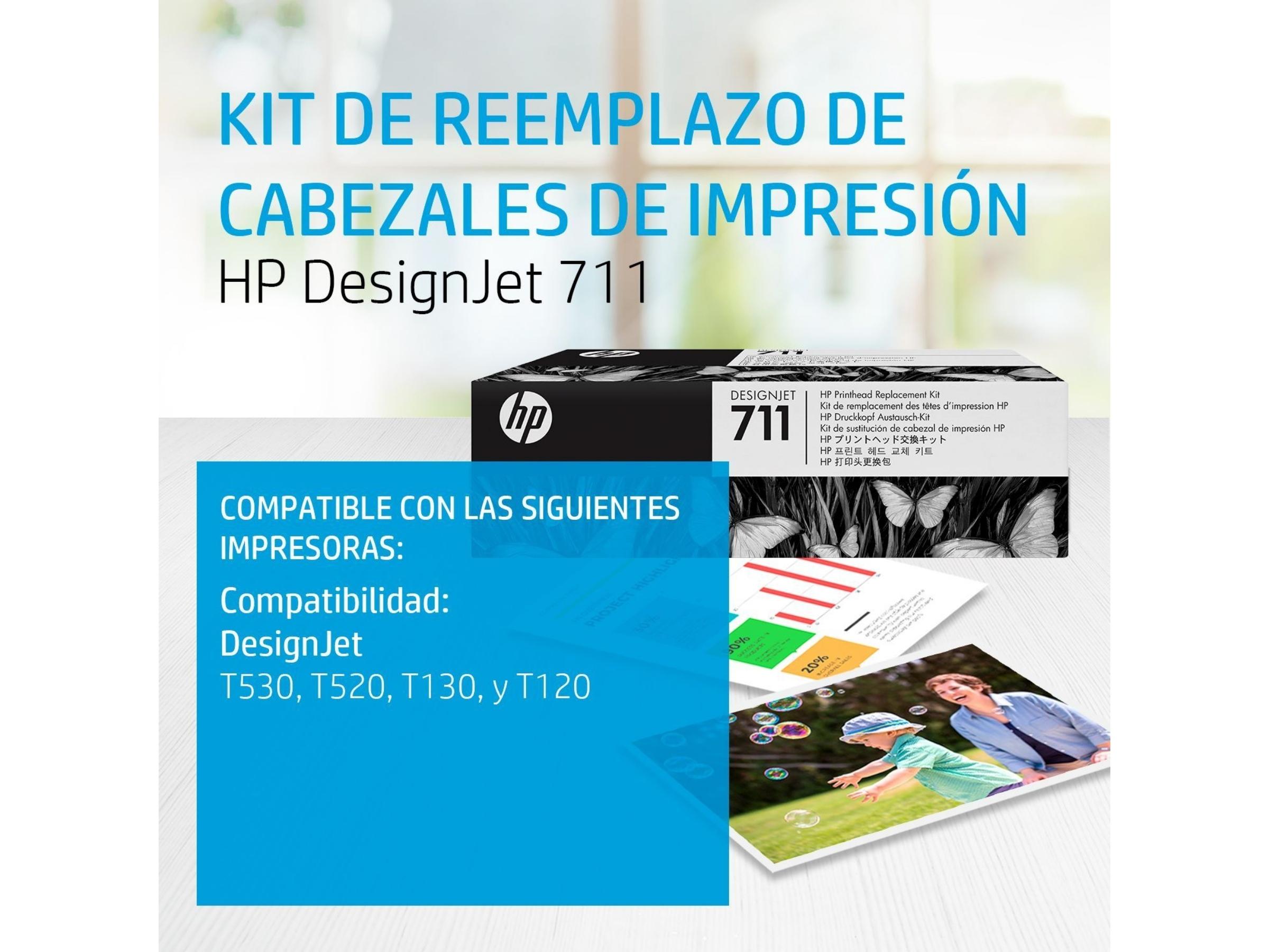 CABEZAL HP 711 /C1Q10A) PARA DESIGNJET T120/T520